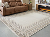 Bay Furniture Gallery - Ashley Furniture - Idaman Rug - Medium Rug / Taupe/Brown - R407292